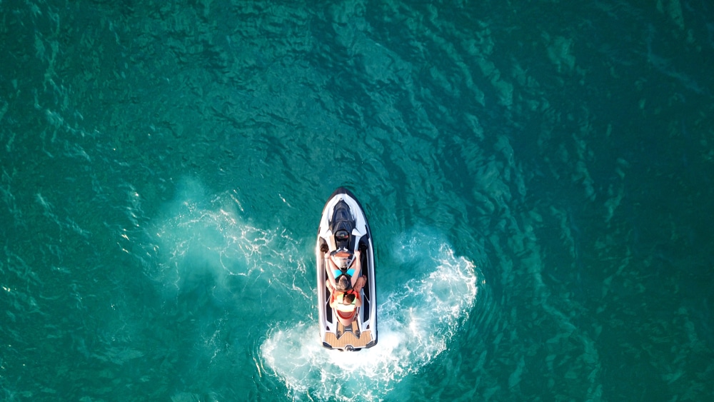 Personal watercraft on open water for Southwest Florida insurance planning