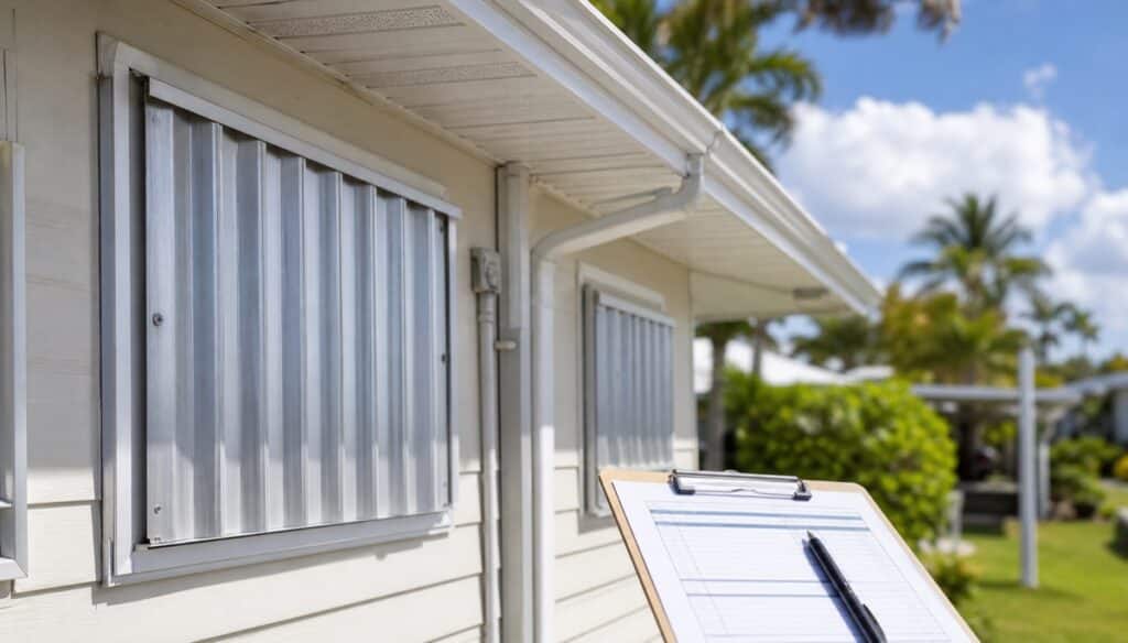 Wind mitigation inspection checklist for a Fort Myers manufactured home