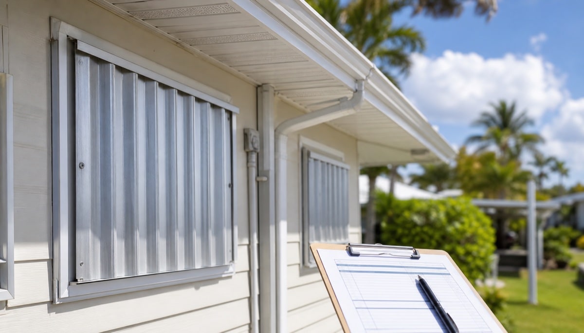 Manufactured home inspection checklist for insurance review