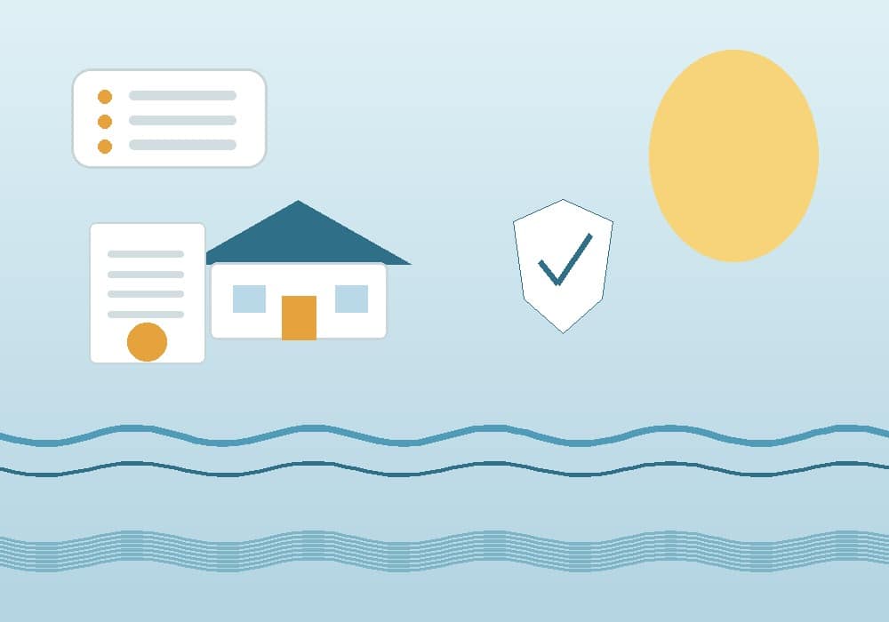Insurance policy checklist illustration