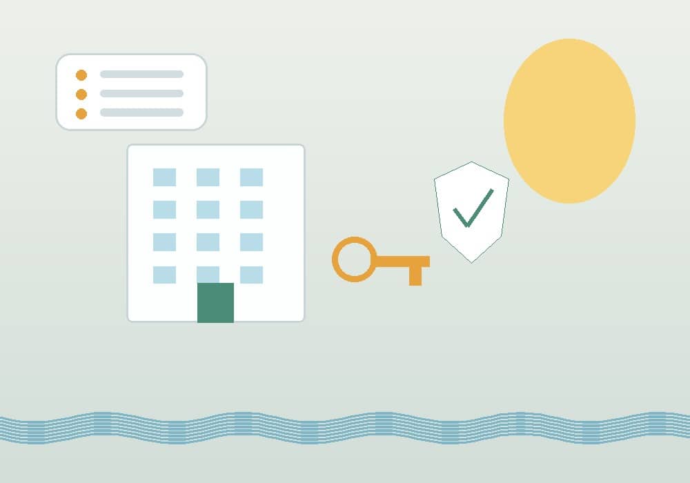 Insurance policy checklist illustration
