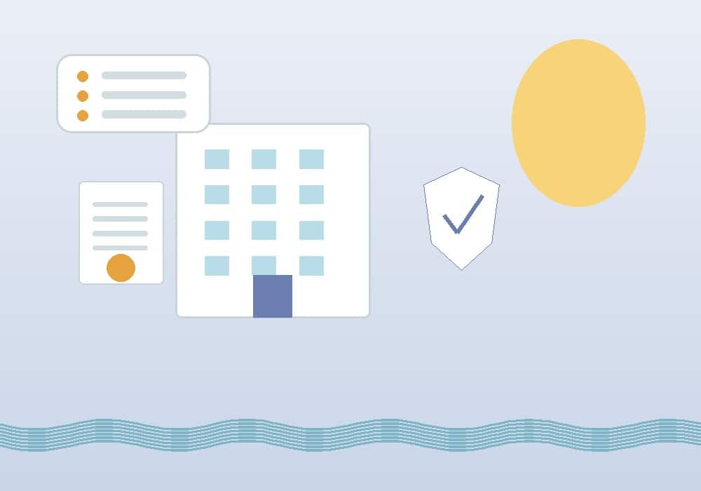 Insurance policy checklist illustration