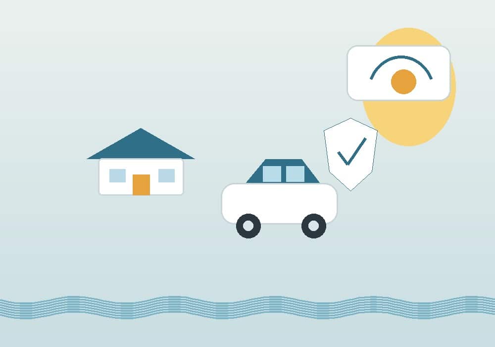 Local insurance coverage review illustration