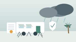 Featured illustration for a Lehigh Acres mobile home hurricane insurance review